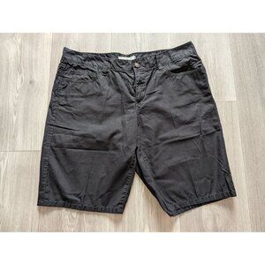 LOFT Black Casual Cotton/Spandex Shorts With Pockets Size 8